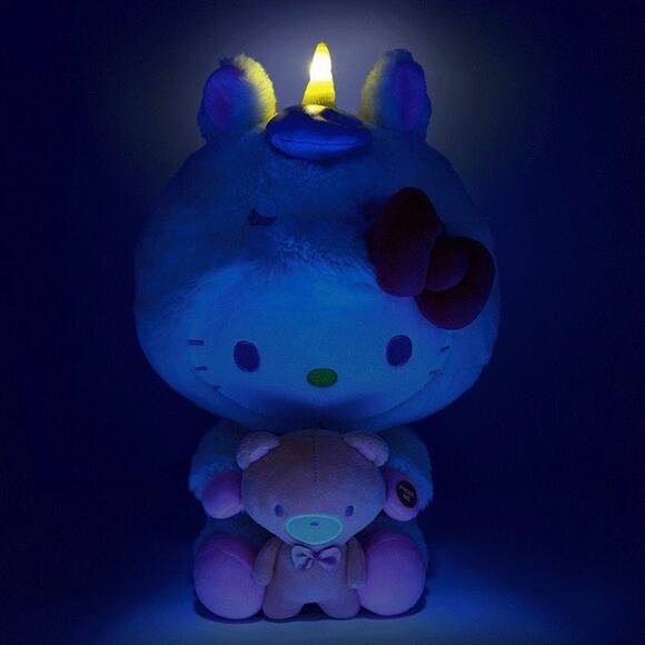 NWT Hello Kitty Light Up Unicorn 13” Stuffed Animal Plush Toy Teddy Bear Friends - Picture 9 of 9